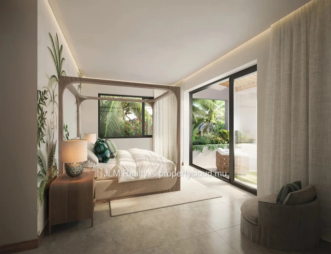 Contemporary Villa for Sale with Sea View in Petite Rivière Noire, Mauritius