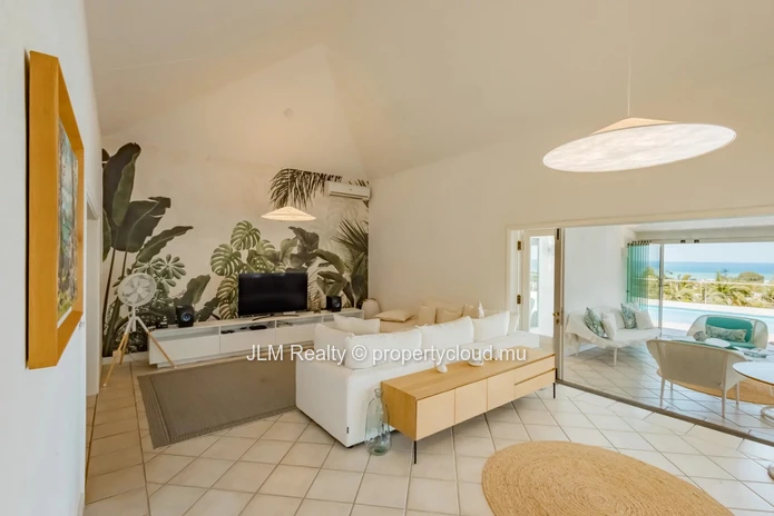 Stunning villa with panoramic views of the sea and Le Morne for sale in Rivière Noire, Mauritius