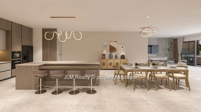Appartement neuf 3 chambres avec vue mer partielle à vendre à Tamarin, île Maurice