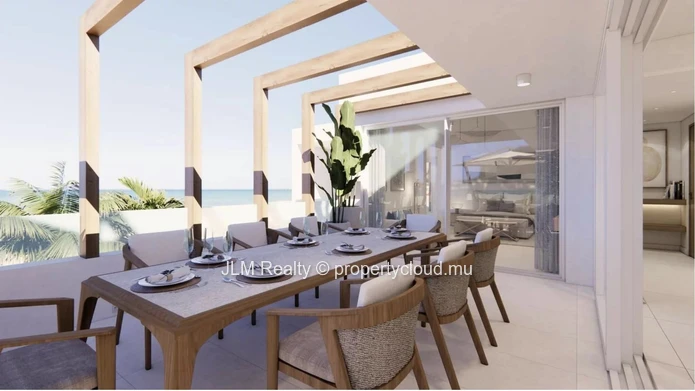 À vendre – Penthouse de prestige dans une résidence pied dans l’eau à Balaclava, île Maurice