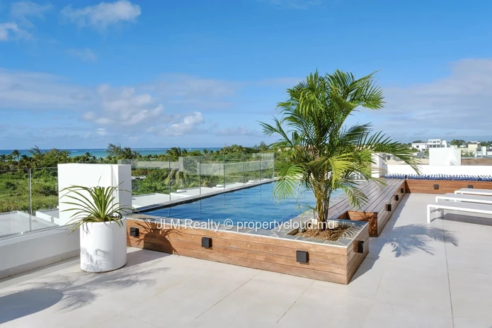 Luxury penthouse with sea view for sale in Grand Gaube, Mauritius