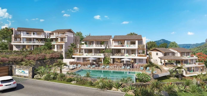 Superbe appartement avec vue mer à vendre à Petite Rivière Noire, Île Maurice