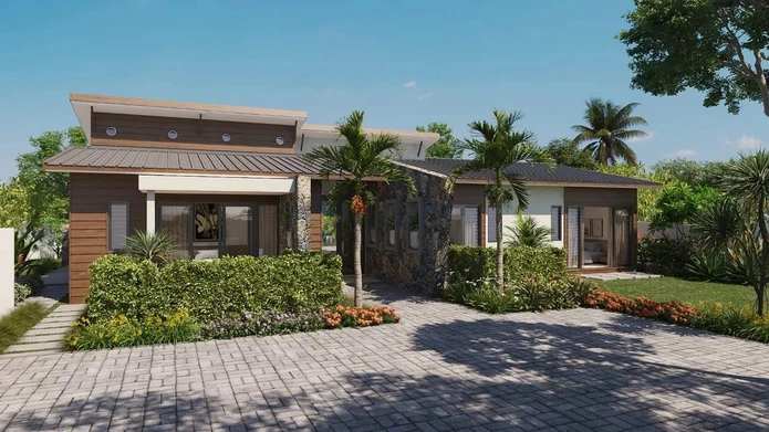 Contemporary 4-Bedroom Villa with Pool, Tamarin, Mauritius