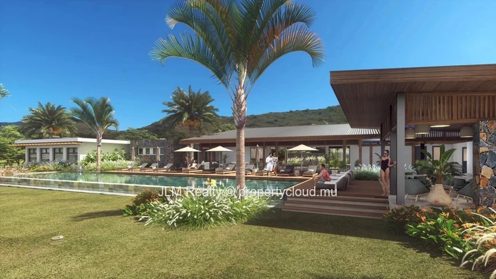 Luxury villa for sale in a new prestigious resort in Tamarin, Mauritius