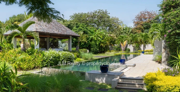 Elegant Balinese Villa with a Stunning Pool for Sale on the East Coast of Mauritius.