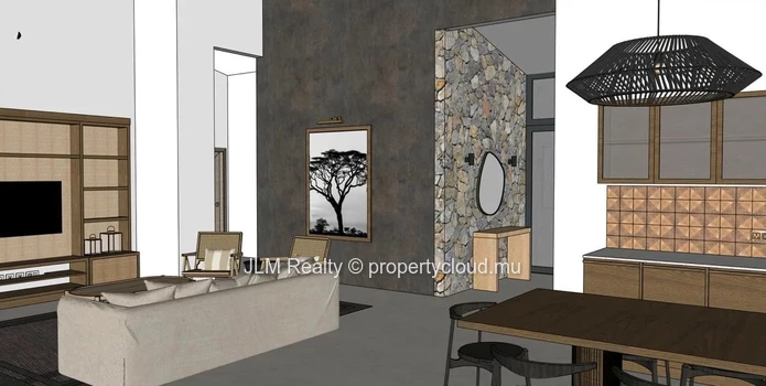 Contemporary 4-Bedroom Villa with Pool, Tamarin, Mauritius