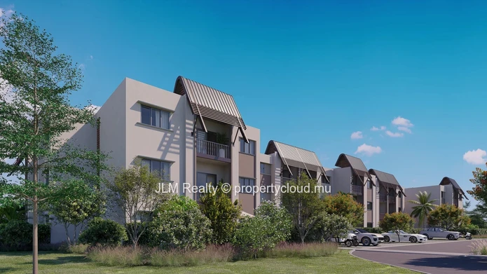 Appartement 1 chambre avec terrasse à vendre à Haute Rive – Résidence haut de gamme sur la côte nord-est de l’île Mau...