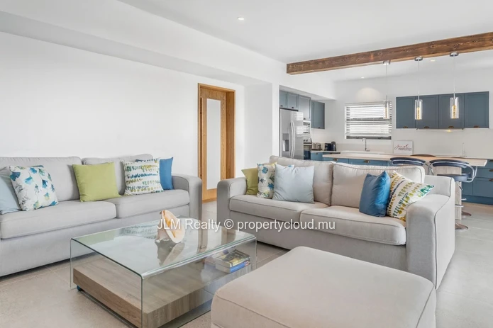 Sea View Penthouse for Rent in St Antoine, Mauritius