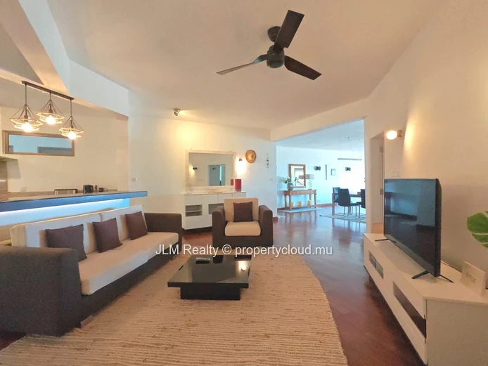 Apartment for rent in Black River, Mauritius with exceptional sea views and views of Le Morne