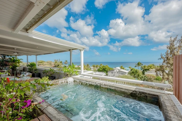 For Sale in Tamarin, Mauritius: Penthouse with Panoramic Sea View and Private Pool