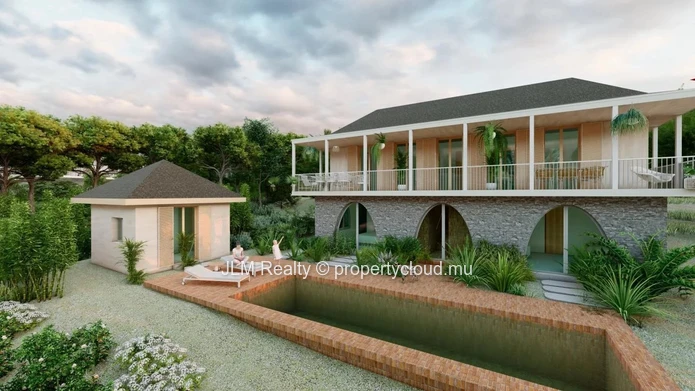 À vendre : Magnifique villa bioclimatique avec vue mer à Baie du Cap, Île Maurice