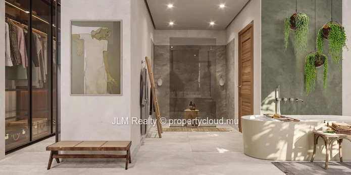 Magnifique villa de 4 chambres avec piscine privative à vendre dans une résidence à Cascavelle, Île Maurice