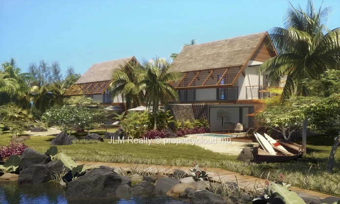 À vendre – Duplex contemporain avec piscine privée à Pointe d’Esny, Île Maurice