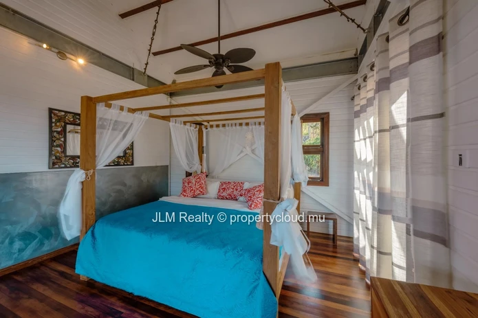 Exceptional Villa with Panoramic Views of the Lagoon and Le Morne for Sale in Rivière Noire, Mauritius