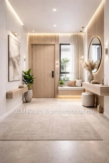 Appartement vue mer à vendre sur plan au cœur de la Smart City de Cap Tamarin, Île Maurice