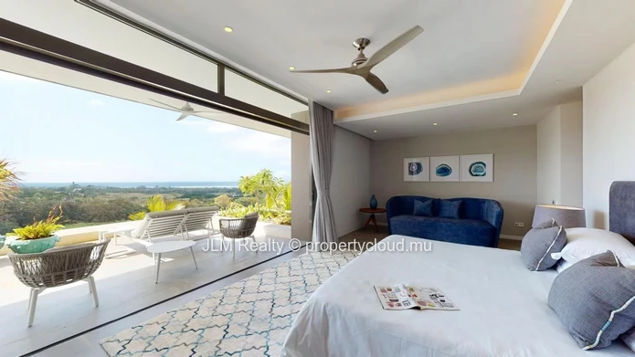 Villa de luxe avec sublime vue sur la mer à vendre à Bel Ombre, Île Maurice