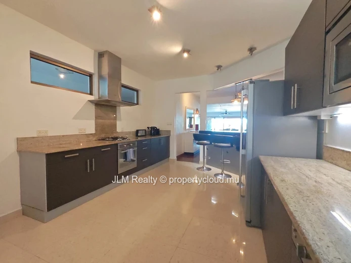 Apartment for rent in Black River, Mauritius with exceptional sea views and views of Le Morne