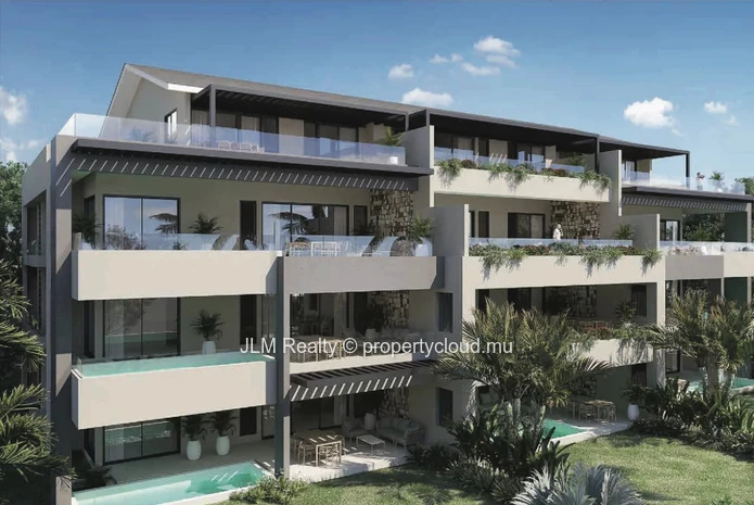 À Vendre : Appartement 4 chambres avec piscine privée et jardin à Balaclava, Île Maurice