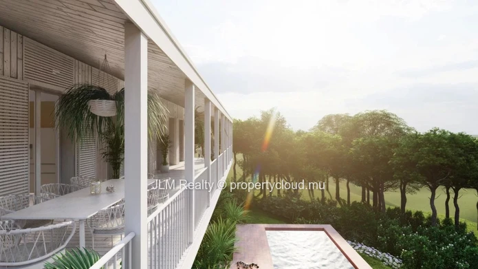 À vendre : Magnifique villa bioclimatique avec vue mer à Baie du Cap, Île Maurice