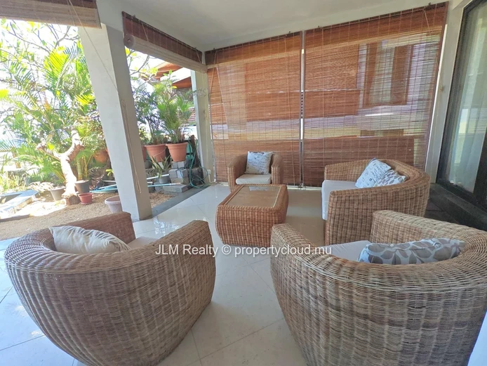 Apartment for rent in Black River, Mauritius with exceptional sea views and views of Le Morne