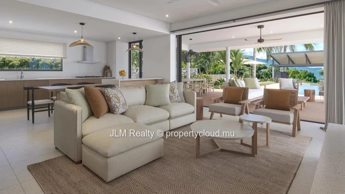 Luxury Villa with Panoramic Ocean and Morne Views for Sale in Black River, Mauritius