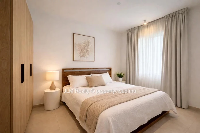 Elegant Beachfront Apartment for Rent in Pointe aux Piments, Mauritius