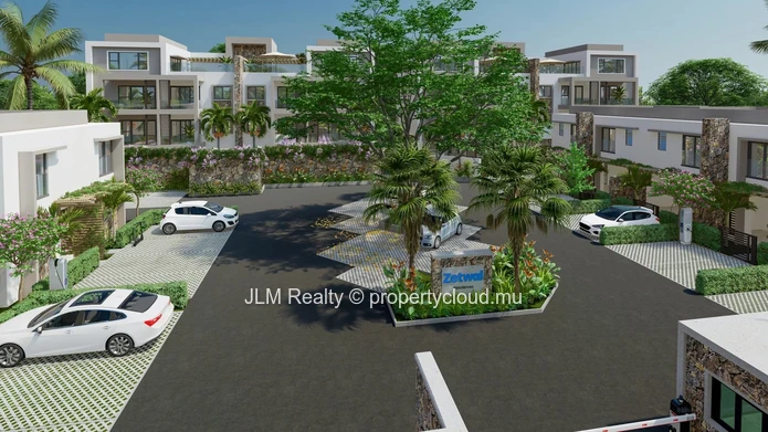À vendre à Tamarin, Île Maurice : appartement 2 chambres avec terrasses, au cœur de la Smart City