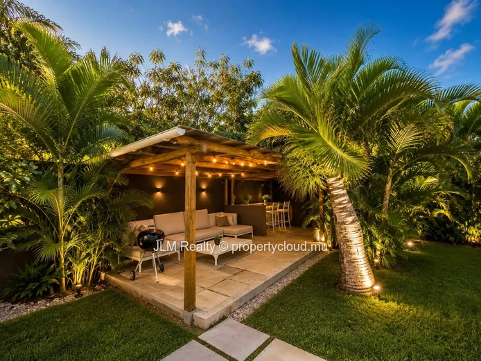 Furnished Villa with Private Pool for Long-Term Rent in Pointe aux Piments, Mauritius