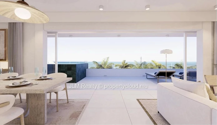 À vendre – Penthouse de prestige dans une résidence pied dans l’eau à Balaclava, île Maurice