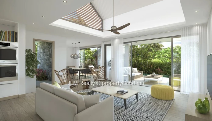 À vendre – Villa contemporaine avec piscine dans un domaine d’exception à Pointe d’Esny, Île Maurice