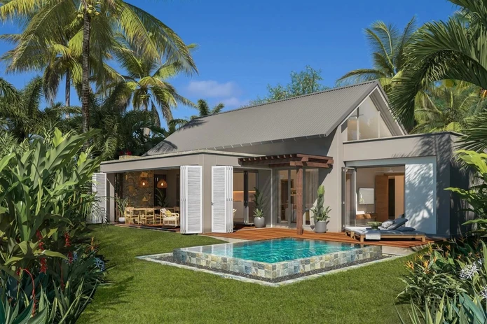 À vendre: Villa neuve 2 chambres avec piscine dans un projet résidentiel d’exception à Pointe d’Esny, Île Maurice