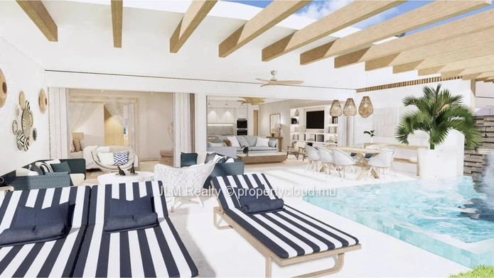 À vendre – Appartement de luxe en rez-de-chaussée avec piscine privée, au sein d’une résidence pied dans l’eau à Bala...