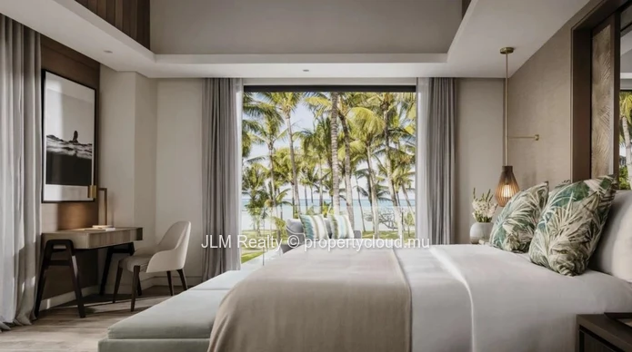 À vendre, villa exclusive dans un resort 5* pieds dans l'eau à Belle Mare sur la côte est de l’Île Maurice