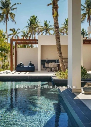 À vendre, villa exclusive dans un resort 5* pieds dans l'eau à Belle Mare sur la côte est de l’Île Maurice