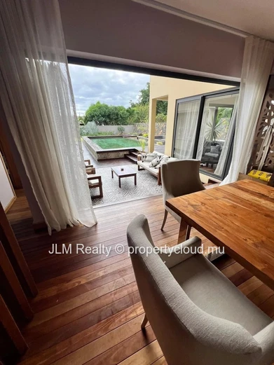 Spacious Furnished Villa with Swimming Pool for Rent in Tamarin, Mauritius – Close to the Beach and Amenities