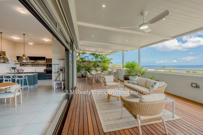 For Sale in Tamarin, Mauritius: Penthouse with Panoramic Sea View and Private Pool